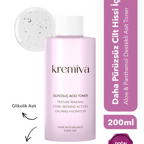 Canlandırıcı ve Gözenek Sıkılaştırıcı Glikolik Asit Tonik