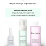 3’lü Arındırıcı Cilt Bakım Seti – Yüz Temizleme Köpüğü + Glikolik Asit Serum + Hyaluronik Asit Serum