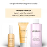 3’lü Işıltılı Cilt Seti – C Vitamini Serum + Hyaluronik Asit Serum + SPF 50 + Güneş Kremi